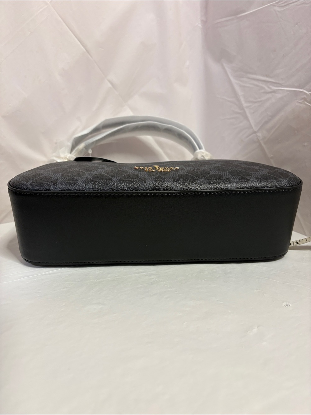 kate spade Black Floral-Print Shoulder Bag with Gold Logo - Picture 7 of 8